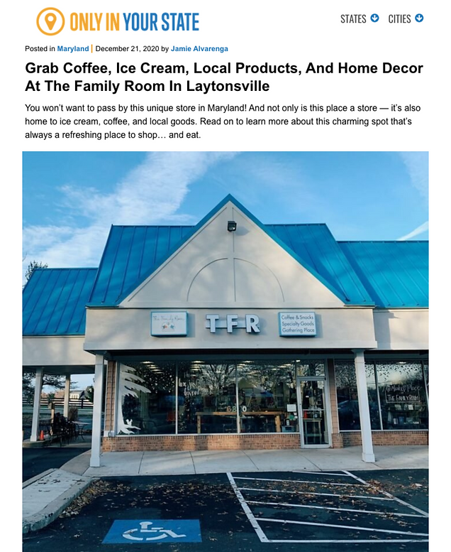 Ice Cream | The Family Room | Laytonsville